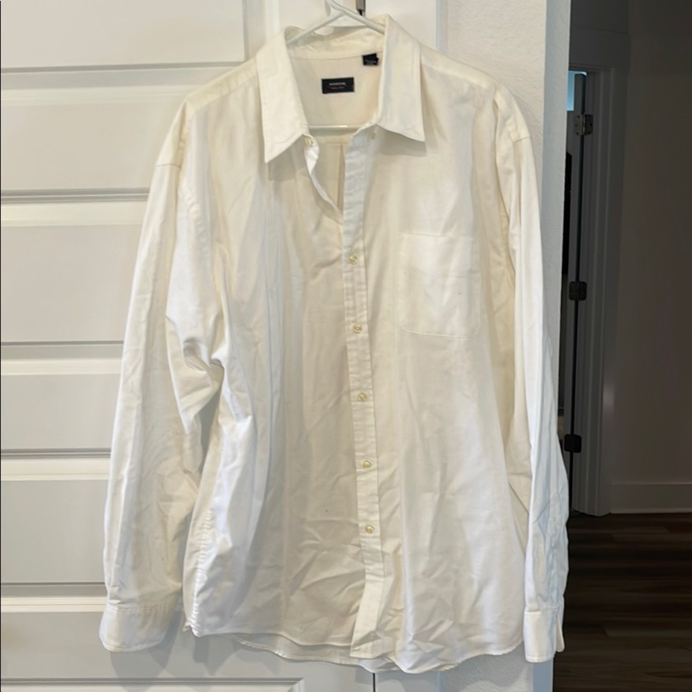 Classic White Men's Shirt